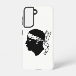サムスンギャラクシーS21ケース国旗、フランス・コルシカ SAMSUNG GALAXY S21ケース