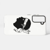 サムスンギャラクシーS21ケース国旗、フランス・コルシカ SAMSUNG GALAXYケース (裏面横)