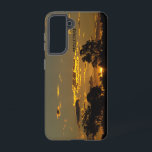 サムスンギャラクシーS21タフケース、光沢 SAMSUNG GALAXY S21ケース<br><div class="desc">農村部の夕日は遠くないアルデスタンから捕らえた</div>