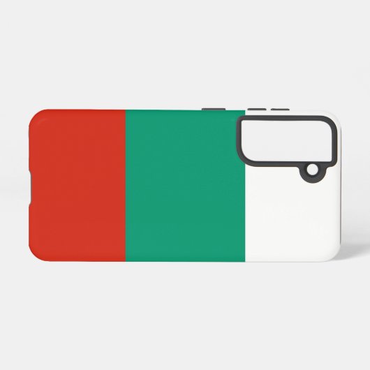 サムスンギャラクシーS21ブルガリア国旗 SAMSUNG GALAXYケース (裏面横)