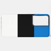 サムスンギャラクシーS21プラスエストニア州旗 SAMSUNG GALAXYケース (裏面横)