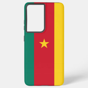 サムスンギャラクシーS21プラスカメルーン国旗 SAMSUNG GALAXY S21+ケース