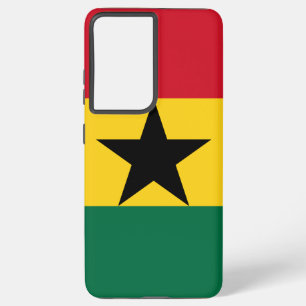 サムスンギャラクシーS21プラスガーナ国旗 SAMSUNG GALAXY S21+ケース