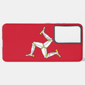 サムスンギャラクシーS21プラスケースアイルオブマン国旗 SAMSUNG GALAXYケース (裏面横)