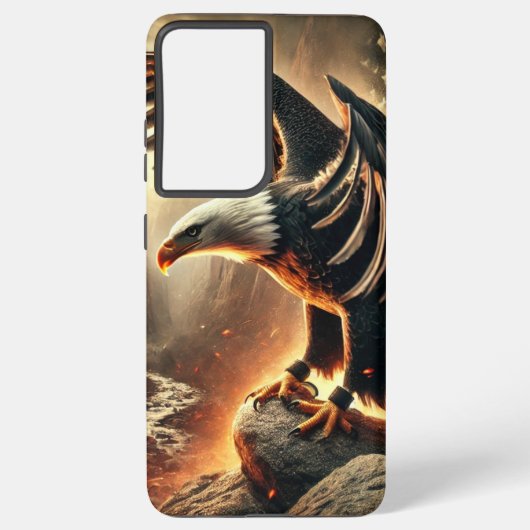 サムスンギャラクシーS21プラスケースアメリカンイーグル SAMSUNG GALAXYケース (裏面)