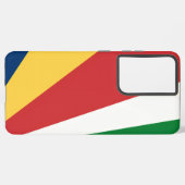 サムスンギャラクシーS21プラスケースセーシェル色 SAMSUNG GALAXYケース (裏面横)