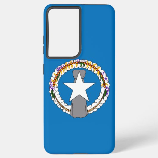 サムスンギャラクシーS21プラスケースノーザンマリアナ国旗 SAMSUNG GALAXYケース (裏面)