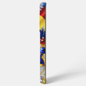 サムスンギャラクシーS21プラスケースルーマニア色 SAMSUNG GALAXYケース (左側面)