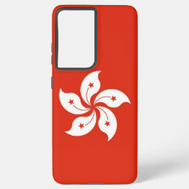 サムスンギャラクシーS21プラスケース香港国旗 SAMSUNG GALAXY S21+ケース