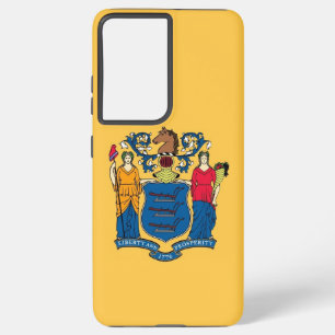 サムスンギャラクシーS21プラスニュージャージー州旗 SAMSUNG GALAXY S21+ケース