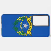 サムスンギャラクシーS21プラスネバダ州旗 SAMSUNG GALAXYケース (裏面横)