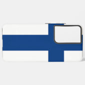 サムスンギャラクシーS21プラスフィンランド国旗 SAMSUNG GALAXYケース (裏面横)