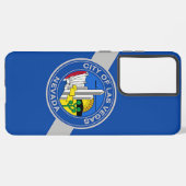 サムスンギャラクシーS21プラスラスベガスのケースフラグ SAMSUNG GALAXYケース (裏面横)