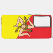 サムスンギャラクシーS21プラス四季イタリア国旗 SAMSUNG GALAXYケース (裏面横)