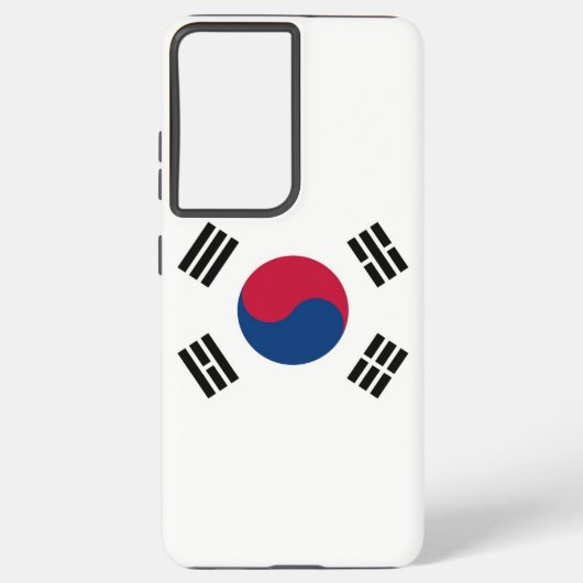 サムスンギャラクシーS21プラス韓国国旗 SAMSUNG GALAXYケース (裏面)