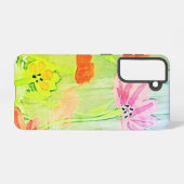 サムスンギャラクシーS21電話ケース花スタイルデザイン SAMSUNG GALAXYケース (裏面横)