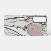 サムスンギャラクシーS21電話ケース花スタイルデザイン SAMSUNG GALAXYケース (裏面横)