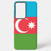 サムスンギャラクシーS21 Plusアゼルバイジャンのケース国旗 Samsung Galaxyケース (裏面)