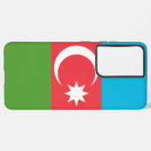 サムスンギャラクシーS21 Plusアゼルバイジャンのケース国旗 Samsung Galaxyケース (裏面横)