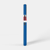 サムスンギャラクシーS22アイスランド国旗 SAMSUNG GALAXYケース (右側面)