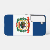 サムスンギャラクシーS22ウェストバージニア州旗 SAMSUNG GALAXYケース (裏面横)