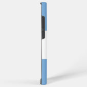 サムスンギャラクシーS22ウルトラケースとアルゼンチン国旗 SAMSUNG GALAXYケース (右側面)