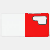 サムスンギャラクシーS22ウルトラケースとインドネシア国旗 SAMSUNG GALAXYケース (裏面横)