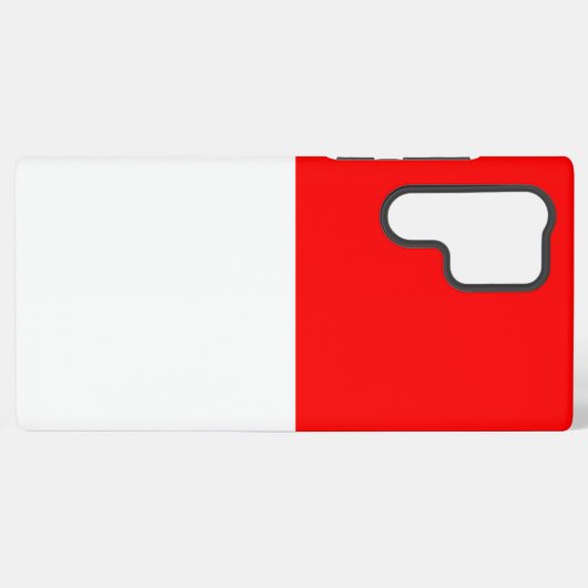 サムスンギャラクシーS22ウルトラケースとインドネシア国旗 SAMSUNG GALAXYケース (裏面横)