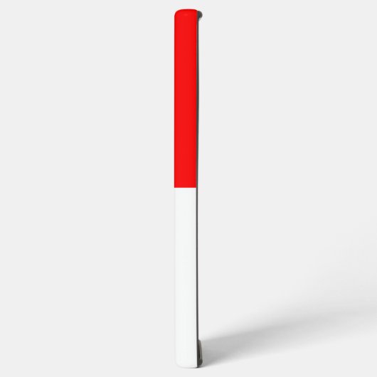 サムスンギャラクシーS22ウルトラケースとインドネシア国旗 SAMSUNG GALAXYケース (左側面)