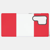 サムスンギャラクシーS22ウルトラケースとオーストリア国旗 SAMSUNG GALAXYケース (裏面横)