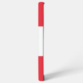 サムスンギャラクシーS22ウルトラケースとオーストリア国旗 SAMSUNG GALAXYケース (左側面)