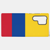 サムスンギャラクシーS22ウルトラケースとコロンビア国旗 SAMSUNG GALAXYケース (裏面横)