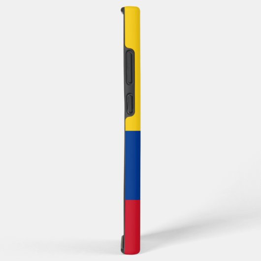 サムスンギャラクシーS22ウルトラケースとコロンビア国旗 SAMSUNG GALAXYケース (右側面)