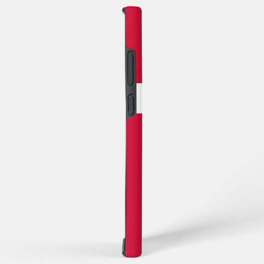 サムスンギャラクシーS22ウルトラケースとデンマーク国旗 SAMSUNG GALAXYケース (右側面)