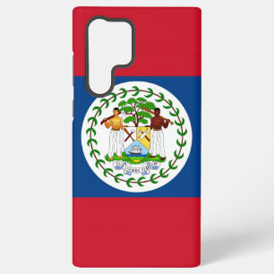 サムスンギャラクシーS22ウルトラケースとベリーズ国旗 SAMSUNG GALAXY S22 ULTRAケース