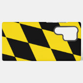 サムスンギャラクシーS22ウルトラケースとミュンヘン国旗 SAMSUNG GALAXYケース (裏面横)