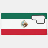 サムスンギャラクシーS22ウルトラケースとメキシコ国旗 SAMSUNG GALAXYケース (裏面横)