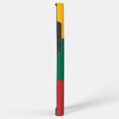 サムスンギャラクシーS22ウルトラケースとリトアニア国旗 SAMSUNG GALAXYケース (右側面)