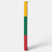 サムスンギャラクシーS22ウルトラケースとリトアニア国旗 SAMSUNG GALAXYケース (左側面)