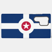 サムスンギャラクシーS22ウルトラケースインディアナポリス国旗 SAMSUNG GALAXYケース (裏面横)