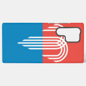 サムスンギャラクシーS22ウルトラケースカンザスシティー国旗 SAMSUNG GALAXYケース (裏面横)