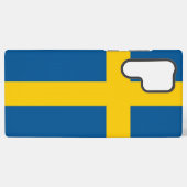 サムスンギャラクシーS22ウルトラケーススウェーデン国旗 SAMSUNG GALAXYケース (裏面横)