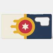 サムスンギャラクシーS22ウルトラケースタルサシティ国旗 SAMSUNG GALAXYケース (裏面横)