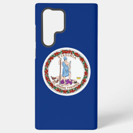 サムスンギャラクシーS22ウルトラケースバージニア州旗 SAMSUNG GALAXY S22 ULTRAケース