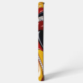 サムスンギャラクシーS22ウルトラケースベルギーカラー SAMSUNG GALAXYケース (左側面)