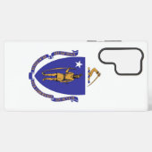 サムスンギャラクシーS22ウルトラケースマサチューセッツ州旗 SAMSUNG GALAXYケース (裏面横)