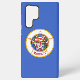 サムスンギャラクシーS22ウルトラケースミネソタ国旗 SAMSUNG GALAXY S22 ULTRAケース
