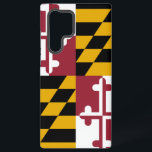 サムスンギャラクシーS22ウルトラケースメリーランド国旗 SAMSUNG GALAXY S22 ULTRAケース<br><div class="desc">サムスンギャラクシーS22ウルトラをメリーランド州のプライドのお祝いに変身させる私たちの独占的携帯電話のカバーは州旗を特集！詳細に細心の注意を払って作られたこのカバーは、メリーランド州旗の特徴的な要素を誇らしげに示す。黒とユニーク金ゴールドの四半円点を交互にデザインし、斜めの十字形のボトニー（三葉形の端を持つ十字）を入れて赤と白いる。旗はジョージ・カルバートの紋章に基づいており、バルティモア初代領主の旗は彼の家族の腕のコートに由来する色とデザイン。あなたはメリーランド州の居住者は誇りを持った、州の懐かしい思い出を持っているか、単にその豊かな歴史と文化伝統を鑑賞しているかにかかわらず、このカバーは表現、あなたのサムスンギャラクシーS22 Ultraのあらゆる使用とメリーランドへの憧れの完璧な方法である。素材で作高品質られたメリーランド州旗の電話カバーは、耐久性と機能を備え、メリーランド州のプライドを見せながらデバイスを確実に保保護管するよう設計されている。</div>