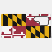 サムスンギャラクシーS22ウルトラケースメリーランド国旗 SAMSUNG GALAXYケース (裏面横)