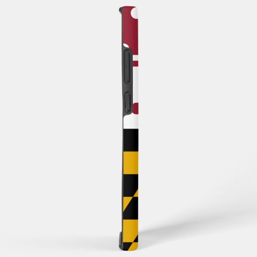 サムスンギャラクシーS22ウルトラケースメリーランド国旗 SAMSUNG GALAXYケース (右側面)